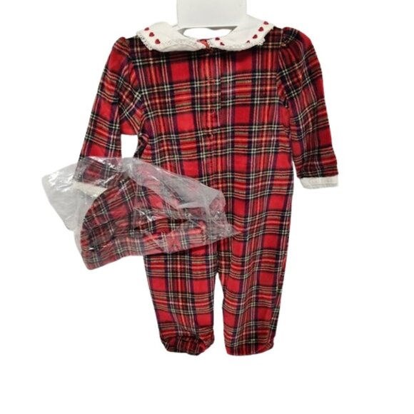 First Impressions Y2K Winter Footed Snap Bottom Winter Outfit 0-3 Months NWTs - Picture 5 of 10